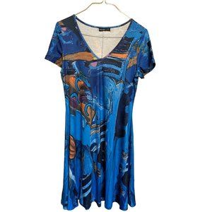 NoraCora blue dress women’s size medium 8 to 10